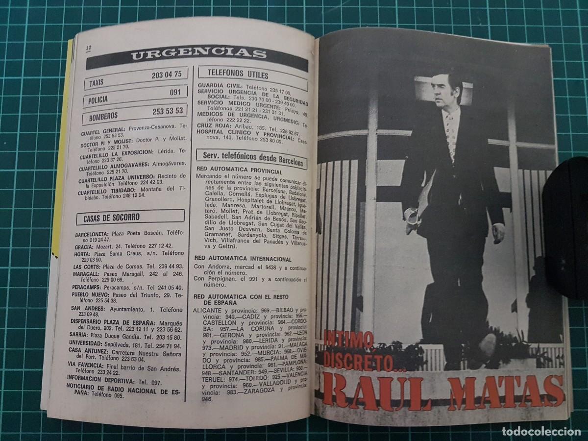 Coleccionismo de revista Teleprograma: TP. Teleprograma, N.&ordm; 278. Ra&uacute;l Matas, del 2 al 8 de Agosto de 1971. - Foto 3