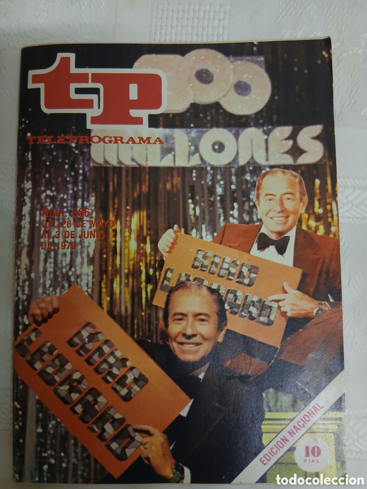 Coleccionismo de revista Teleprograma: TP 686 KIKO LEDGARD. A&Ntilde;O 1979 - Foto 1