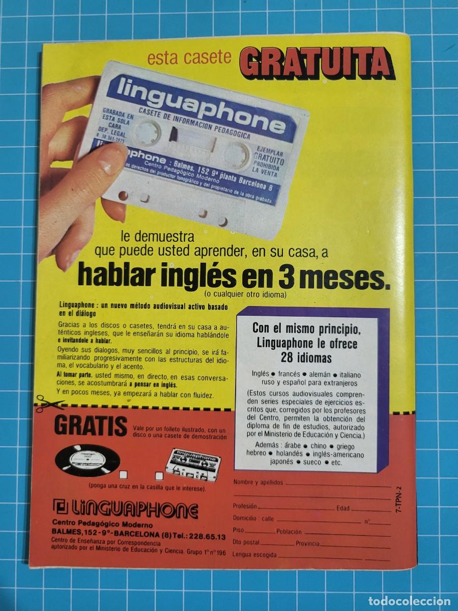 Coleccionismo de revista Teleprograma: Teleprograma. N.&ordm; 600 Ivone Sent&iacute;s, del 3 al 9 de Octubre de 1977. - Foto 2