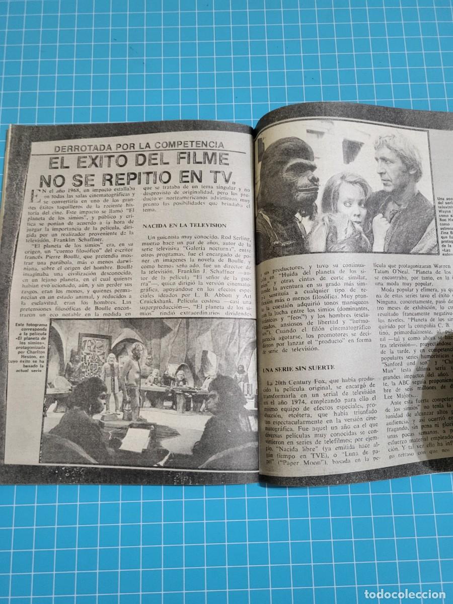 Coleccionismo de revista Teleprograma: Teleprograma. N.&ordm; 615 &rdquo;El planeta de los simios&rdquo;, del 16 al 22 de Enero de 1978. - Foto 6