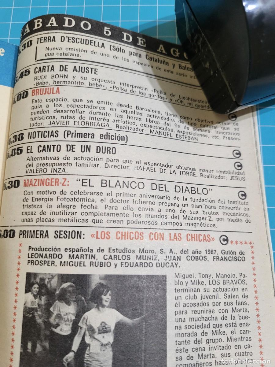Coleccionismo de revista Teleprograma: TP. Teleprograma, N.&ordm; 643. &rdquo;Baretta&rdquo;, del 31 de Julio al 6 de Agosto de 1978. - Foto 5