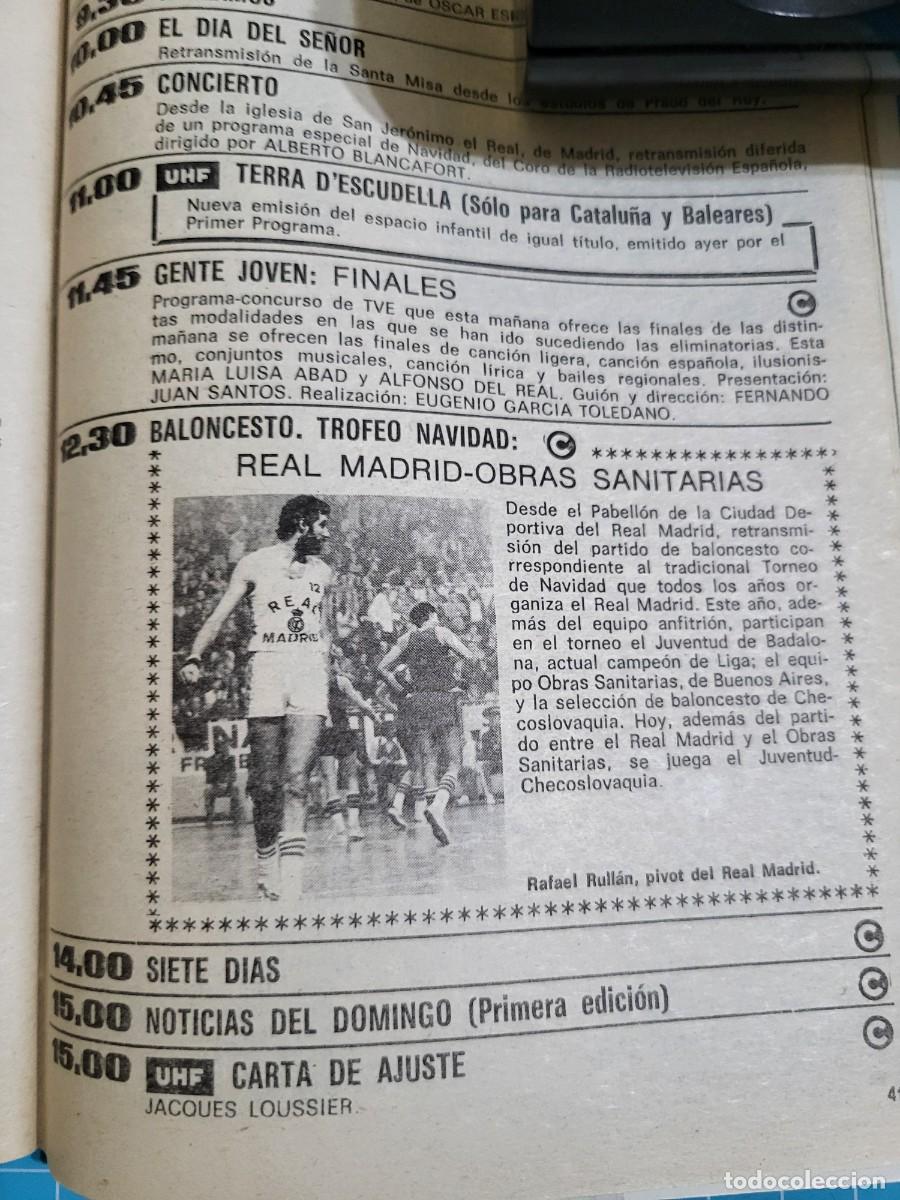 Coleccionismo de revista Teleprograma: TP. Teleprograma, N.&ordm; 663. &rdquo;Sumarisimo&rdquo;, del 18 al 24 de Diciembre de 1978. - Foto 4