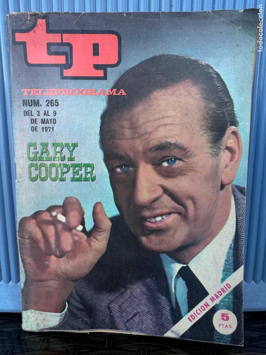 Coleccionismo de revista Teleprograma: TELEPROGRAMA TP 265 MAYO DE 1971 - Foto 1