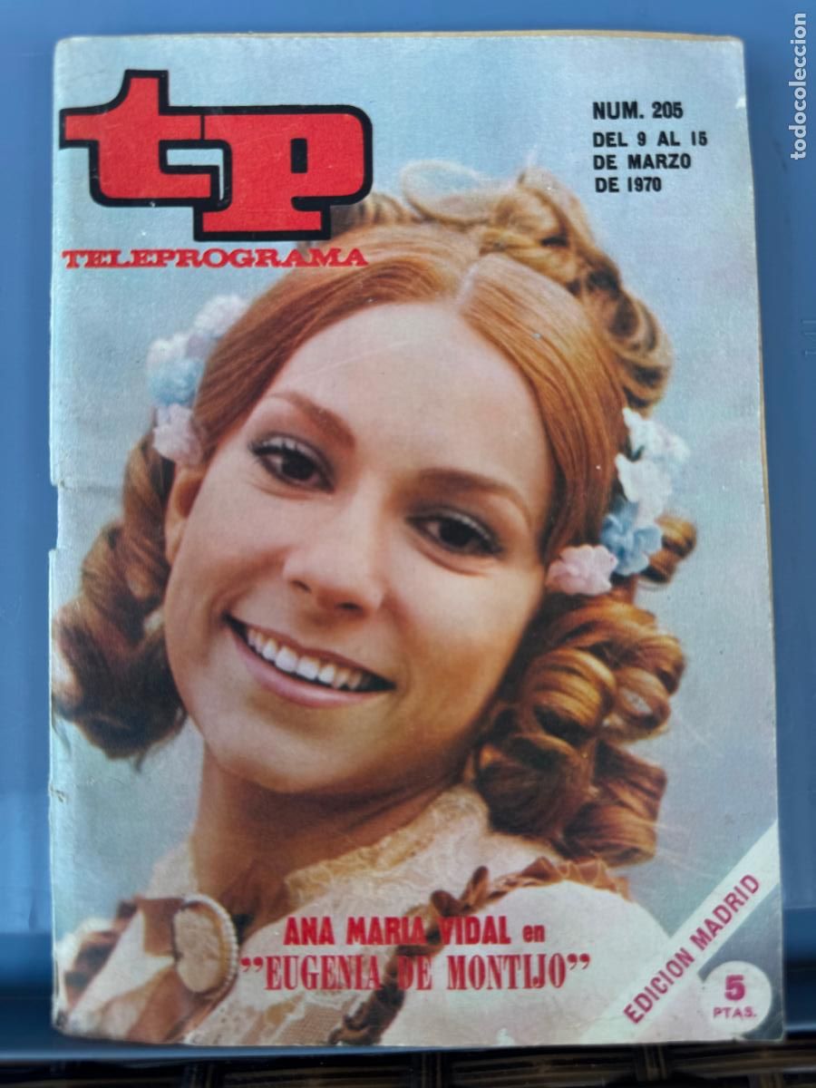 Coleccionismo de revista Teleprograma: TELEPROGRAMA TP 205 MARZO DE 1970 - Foto 1