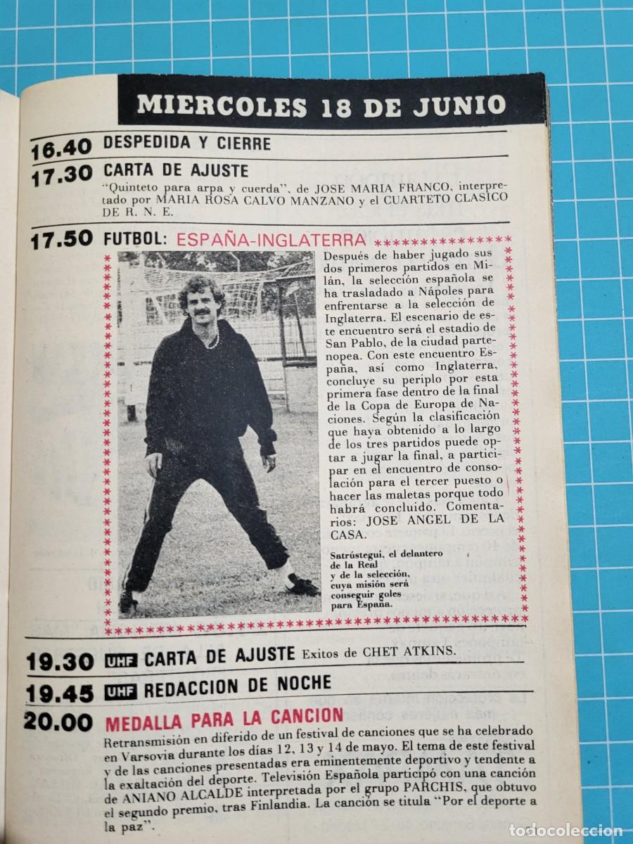 Coleccionismo de revista Teleprograma: Teleprograma. N.&ordm; 741. la Eurocopa en directo, del 16 al 22 de Junio de 1980. - Foto 7