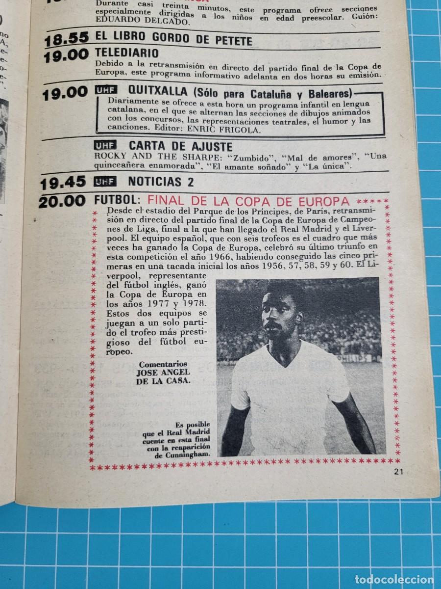 Coleccionismo de revista Teleprograma: Teleprograma. N.&ordm; 790. La gran final, del 25 al 31 de Mayo de 1981. - Foto 10
