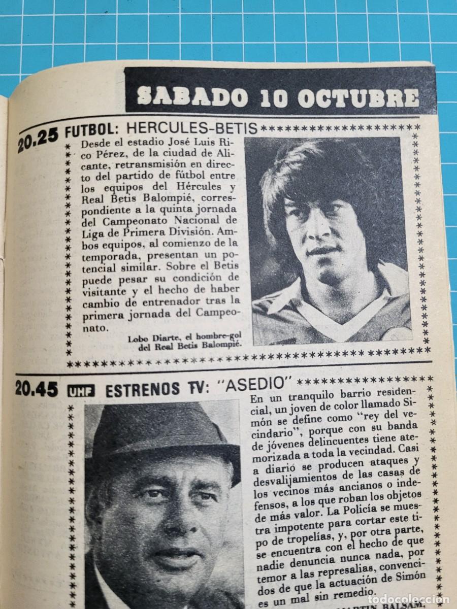 Coleccionismo de revista Teleprograma: Teleprograma. N.&ordm; 809. &rdquo;El regreso de Joaqu&iacute;n Prat, del 5 al 11 de Octubre de 1981. - Foto 4