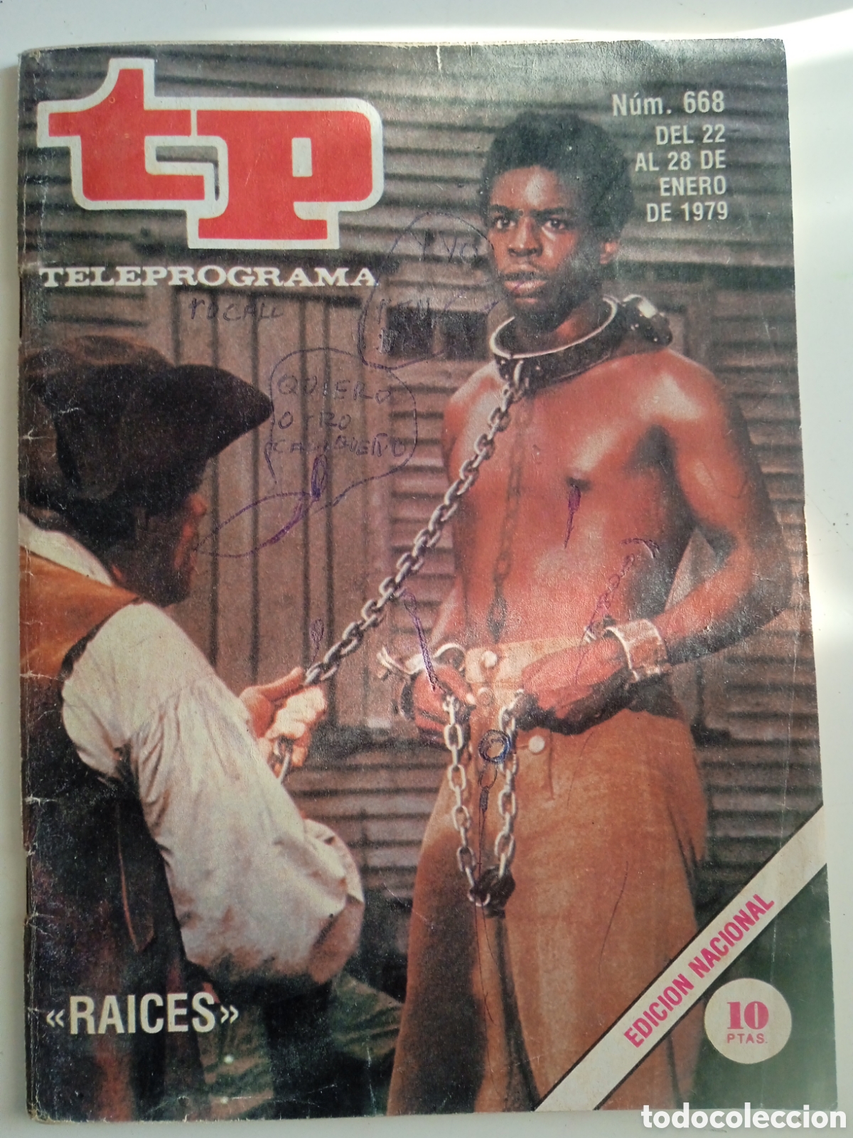 Coleccionismo de revista Teleprograma: TP Teleprograma n&deg; 668 enero 1979 Ra&iacute;ces - Foto 1