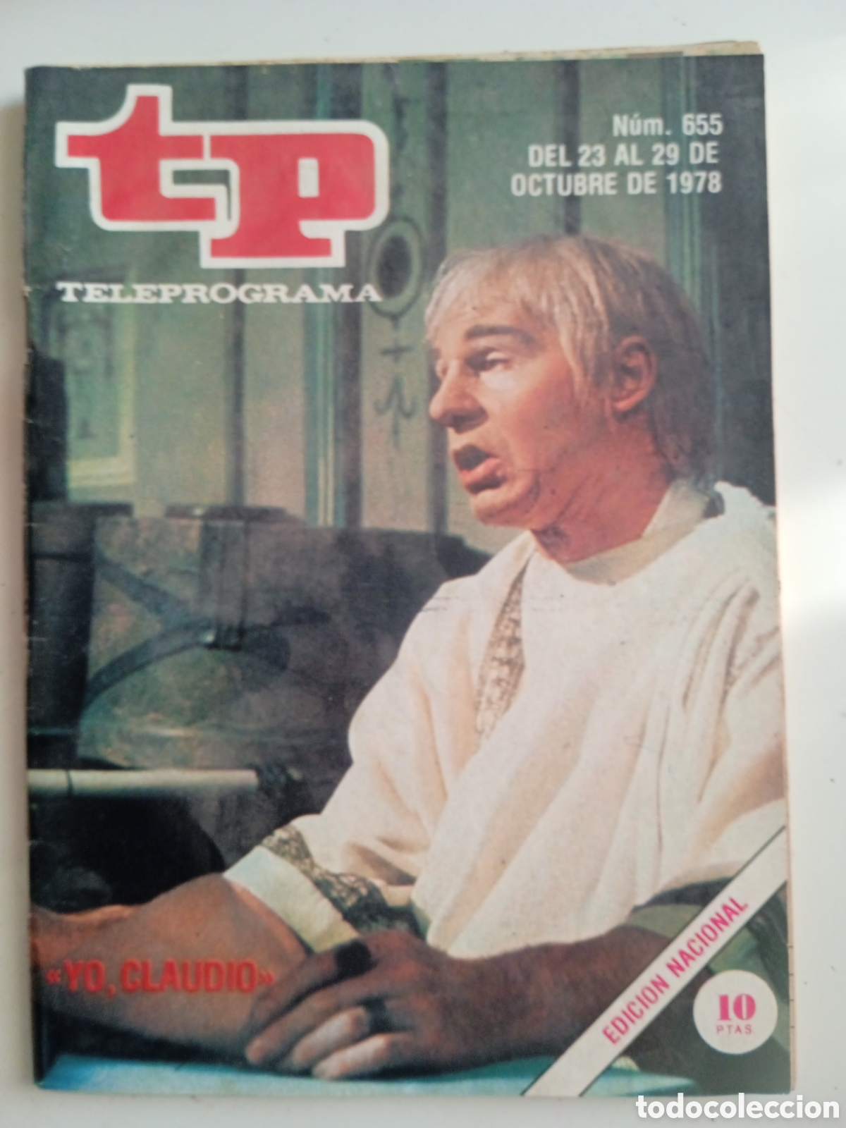 Coleccionismo de revista Teleprograma: TP Teleprograma n&deg;655 octubre 1978 Yo Claudio - Foto 1