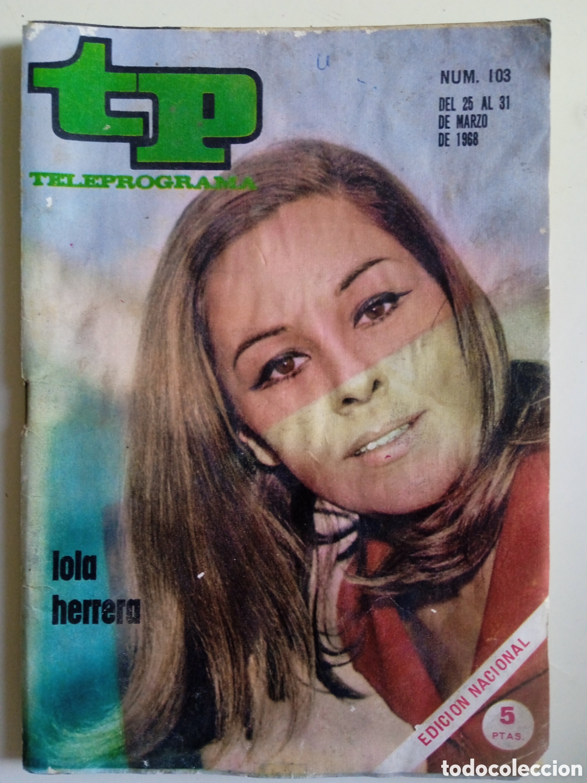 Coleccionismo de revista Teleprograma: TP Teleprograma n&deg;103 Lola Herrera - Foto 1