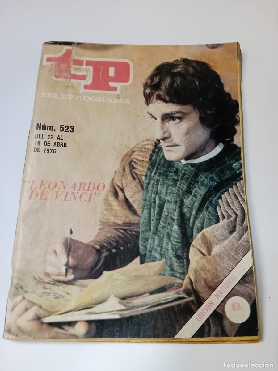 Coleccionismo de revista Teleprograma: TP Teleprograma 523 abril 1976 Leonardo da Vinci Philippe Leroy - Foto 1