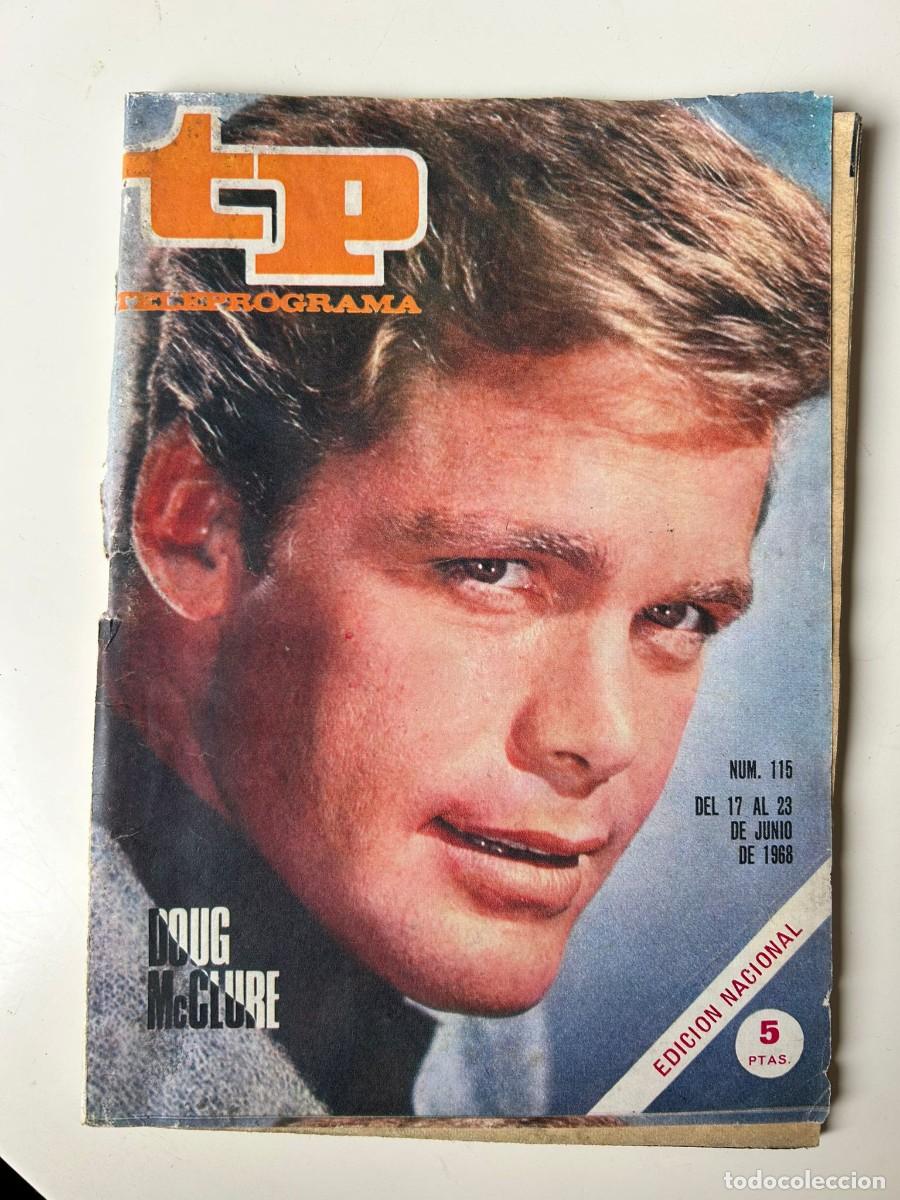 Coleccionismo de revista Teleprograma: TP Teleprograma 115 junio 1968 Doug McClure - Foto 1