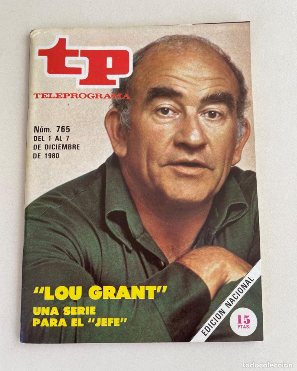 Coleccionismo de revista Teleprograma: TP TELEPROGRAMA N&ordm; 765 DICIEMBRE 1980 *LOU GRANT* - Foto 1