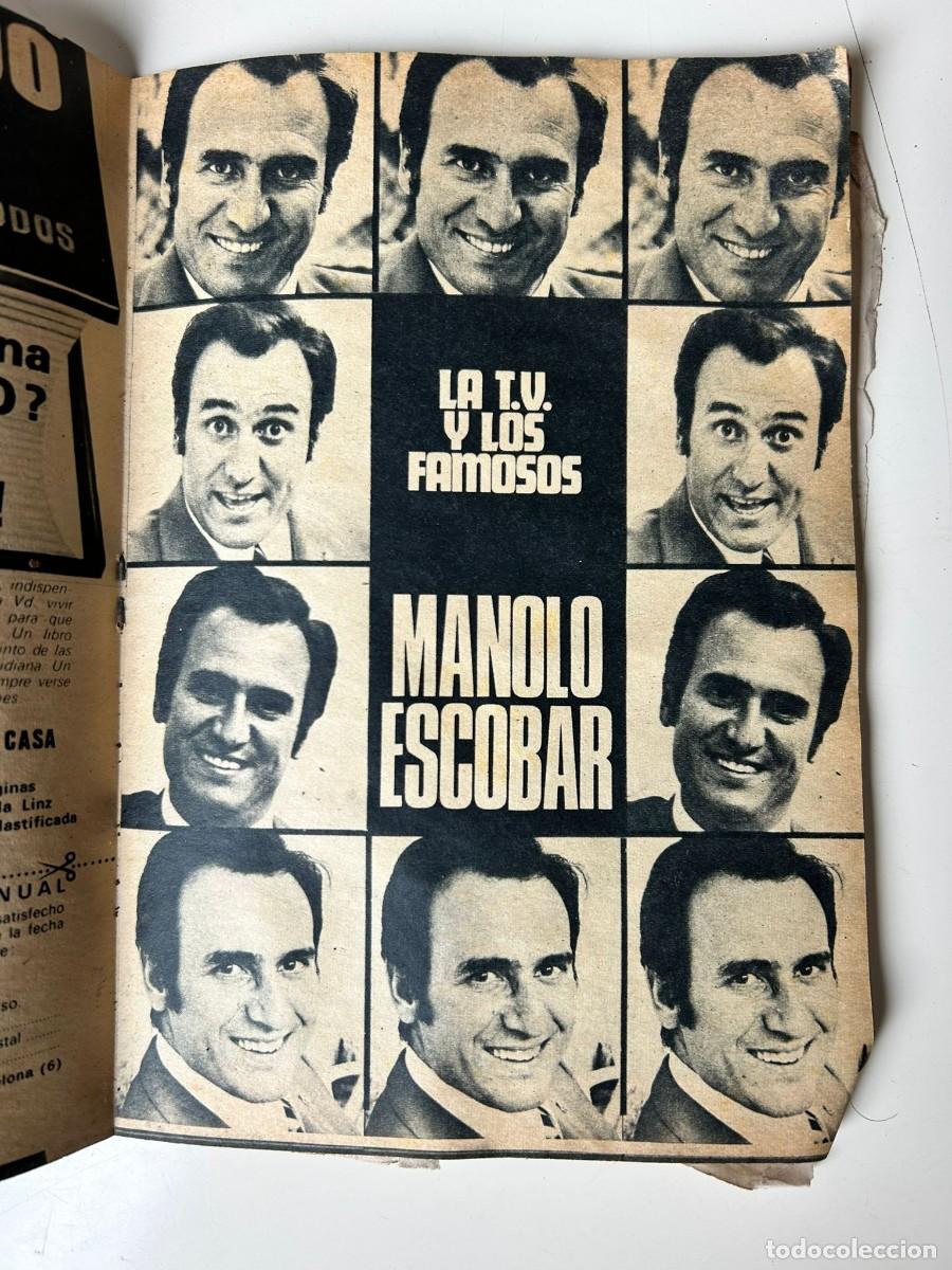 Coleccionismo de revista Teleprograma: TP Teleprograma 130 octubre 1968 Manolo Escobar - Foto 2