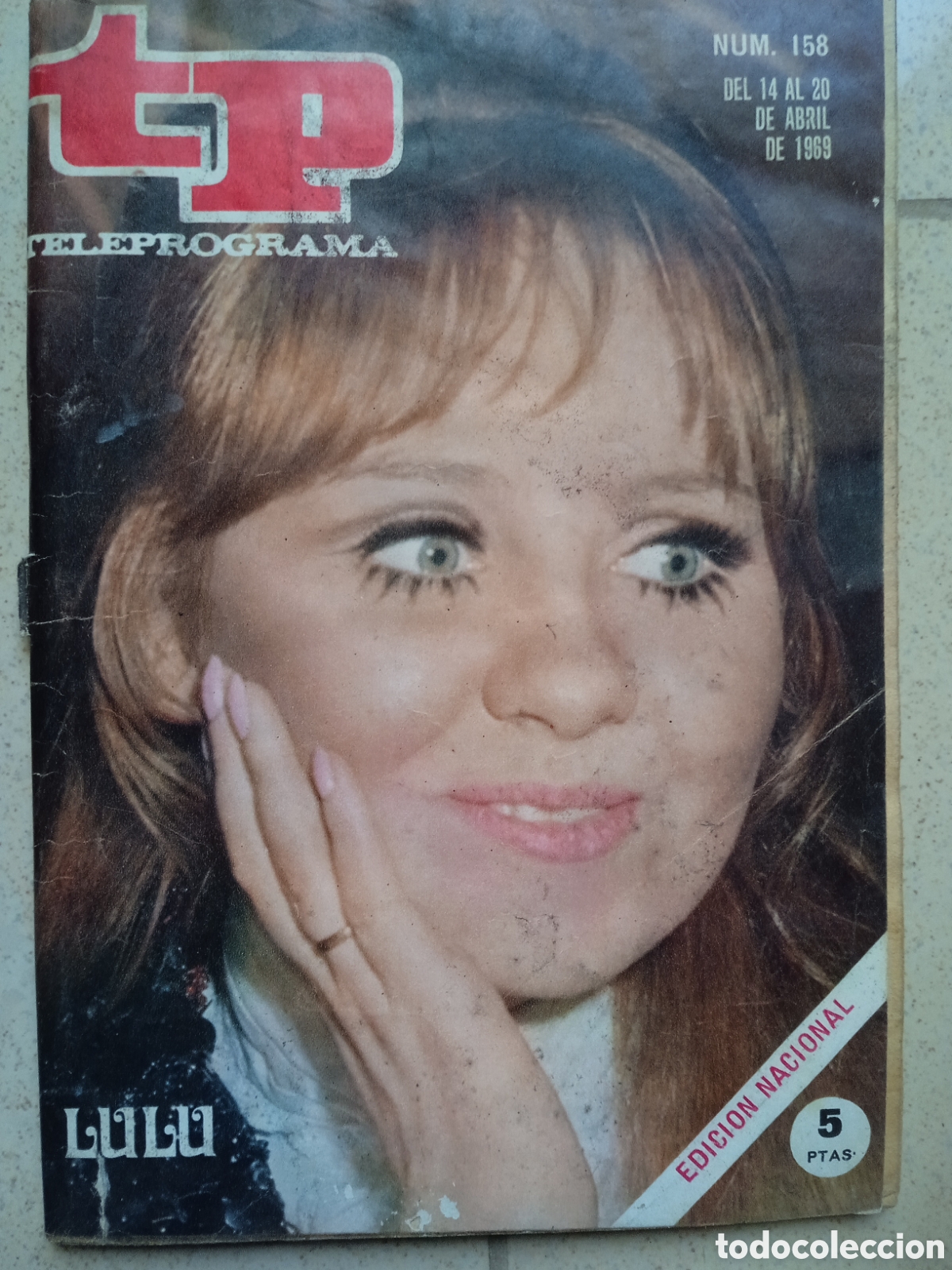 Coleccionismo de revista Teleprograma: TP Teleprograma n&deg;158 abril 1969 Lul&uacute; - Foto 1