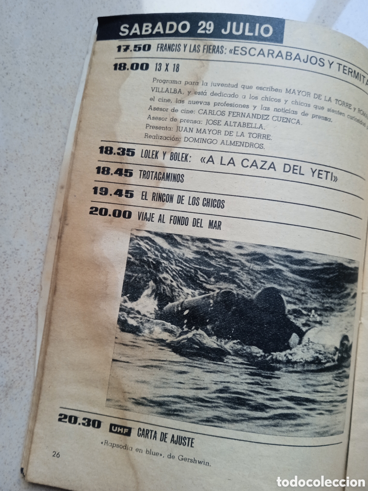 Coleccionismo de revista Teleprograma: TP Teleprograma n&deg;68 julio 1967 Irene Guti&eacute;rrez Caba - Foto 2