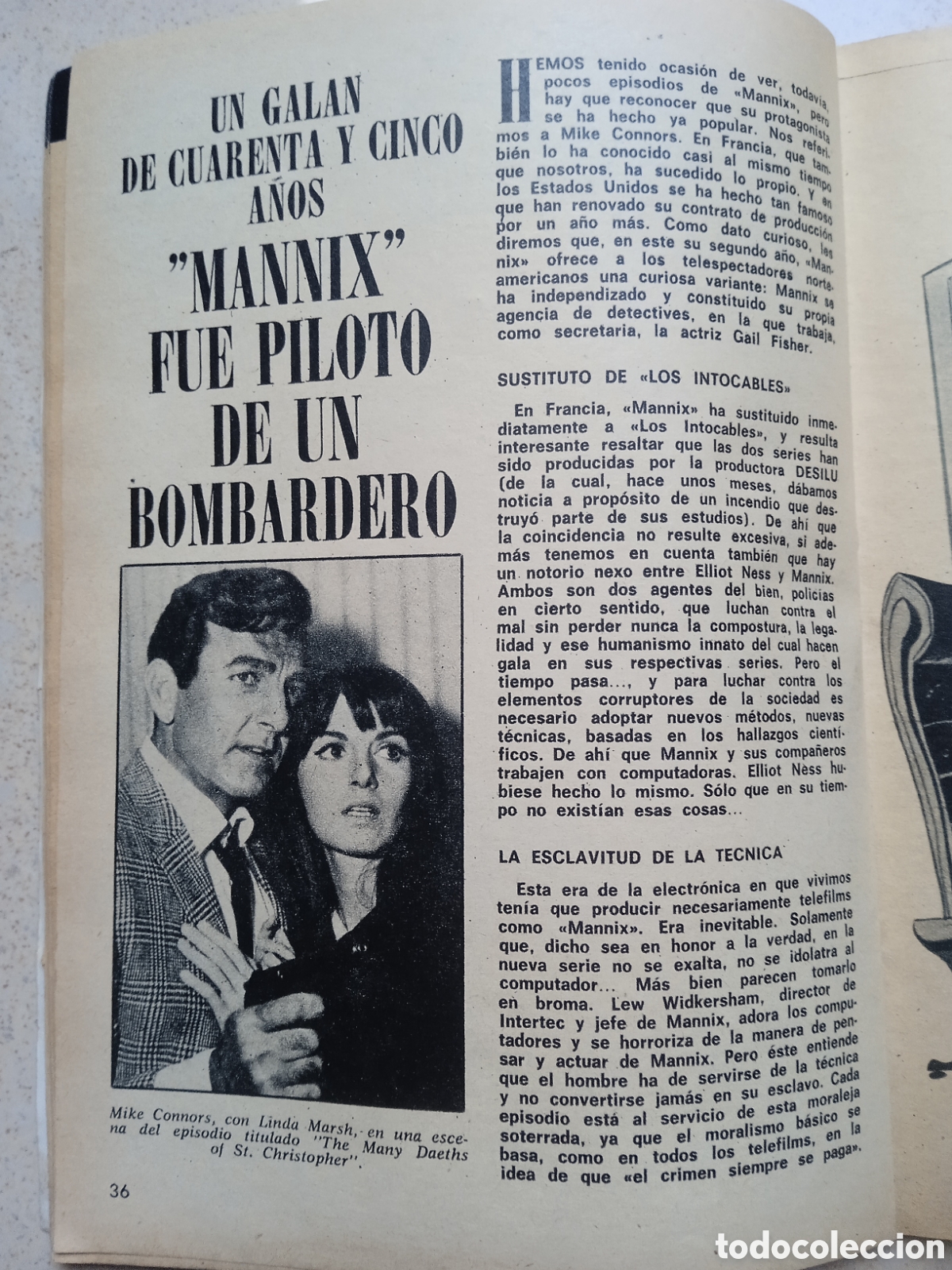Coleccionismo de revista Teleprograma: TP Teleprograma n&deg;151 Marzo 1969 Mike Connors - Foto 3