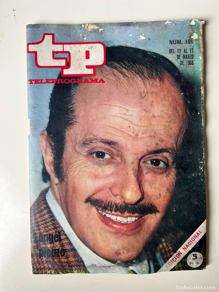 Coleccionismo de revista Teleprograma: TP Teleprograma 101 marzo 1968 Angel Picazo - Foto 1