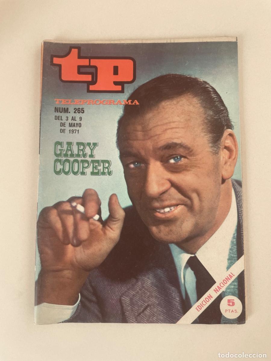 Coleccionismo de revista Teleprograma: TP TELEPROGRAMA N&ordm; 265 MAYO 1971 *GARY COOPER* - Foto 1