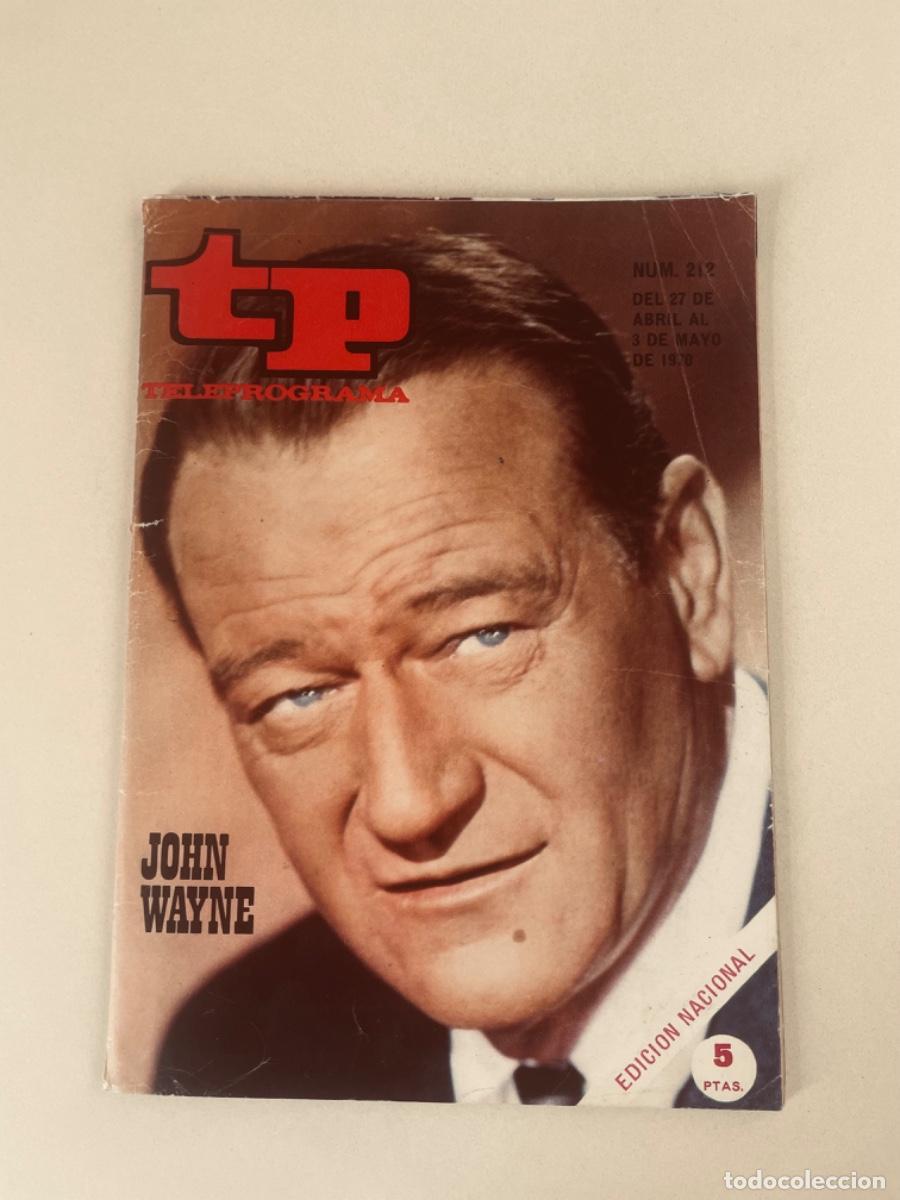 Coleccionismo de revista Teleprograma: TP TELEPROGRAMA N&ordm; 212 MAYO 1970 *JOHN WAYNE* - Foto 1
