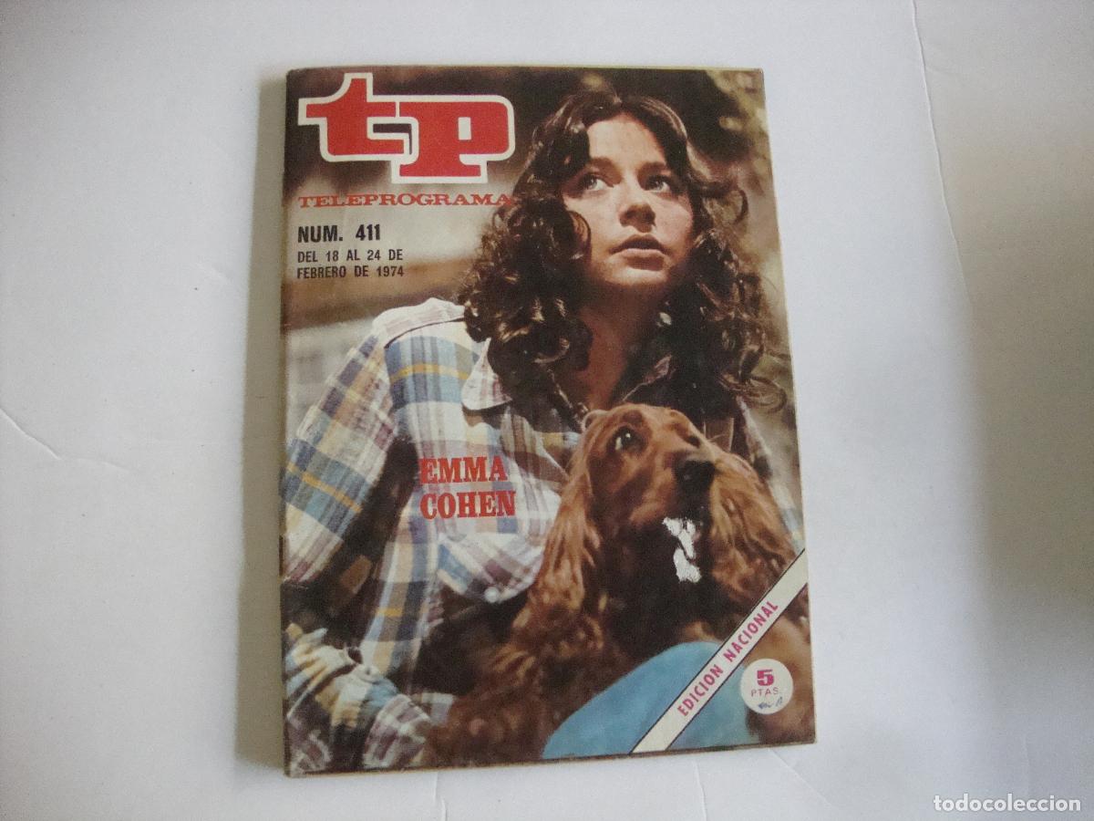 Coleccionismo de revista Teleprograma: REVISTA TELEPROGRAMA TP N&ordm; 411 EMMA COHEN - Foto 1