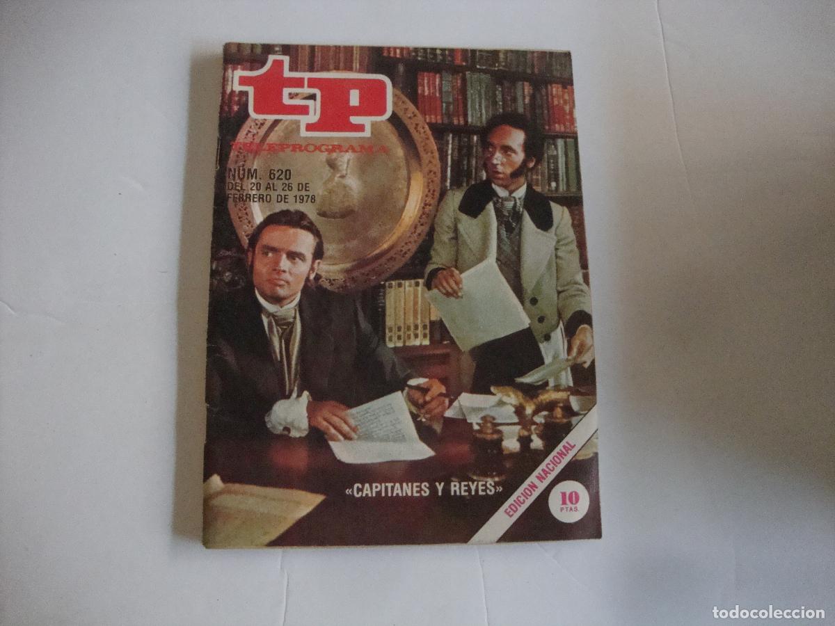 Coleccionismo de revista Teleprograma: REVISTA TELEPROGRAMA TP N&ordm; 620 CAPITANES Y REYES - Foto 1