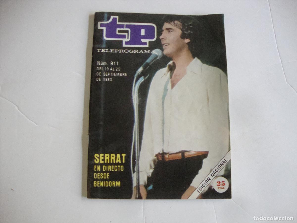 Coleccionismo de revista Teleprograma: REVISTA TELEPROGRAMA TP N&ordm; 911 SERRAT - Foto 1