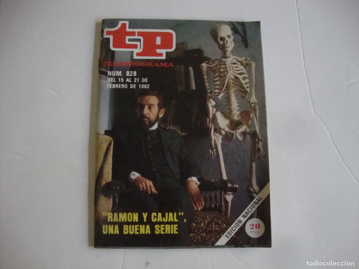 Coleccionismo de revista Teleprograma: REVISTA TELEPROGRAMA TP N&ordm; 828 RAMON Y CAJAL - Foto 1