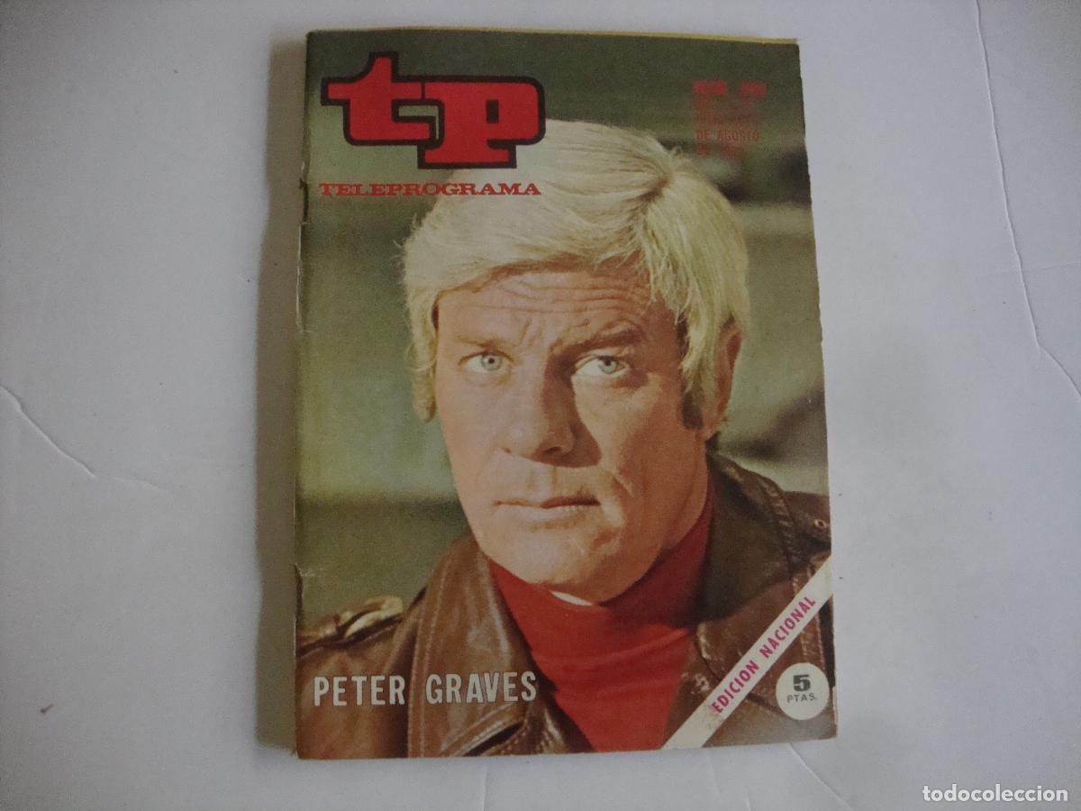 Coleccionismo de revista Teleprograma: REVISTA TELEPROGRAMA TP N&ordm; 330 PETER GRAVES - Foto 1
