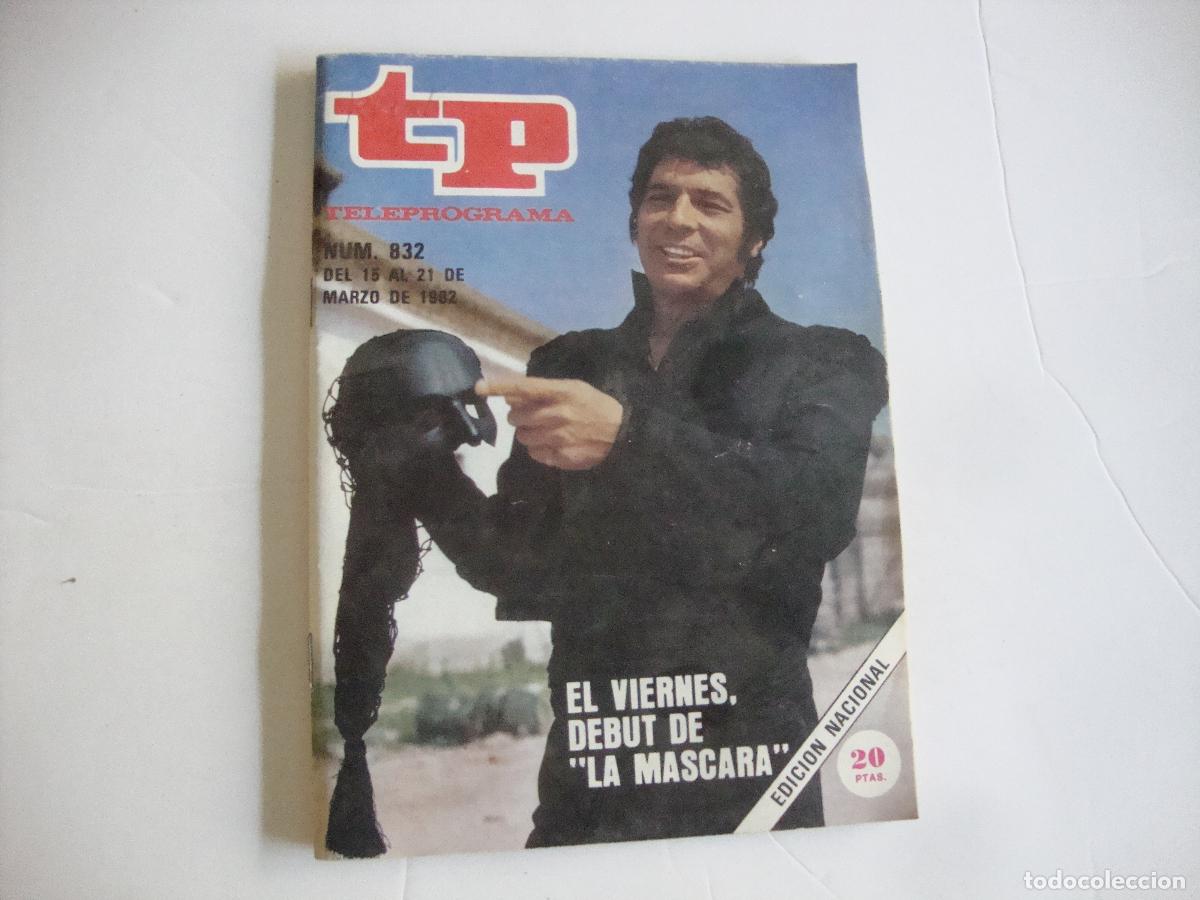 Coleccionismo de revista Teleprograma: REVISTA TELEPROGRAMA TP N&ordm; 832 LA MASCARA - Foto 1