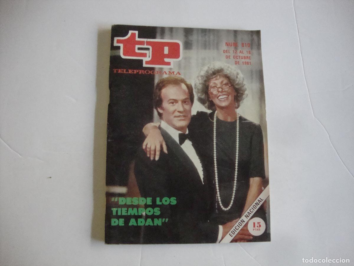 Coleccionismo de Revista Teleprograma: REVISTA TELEPROGRAMA TP N&ordm; 810 DESDE LOS TIEMPOS DE ADAN