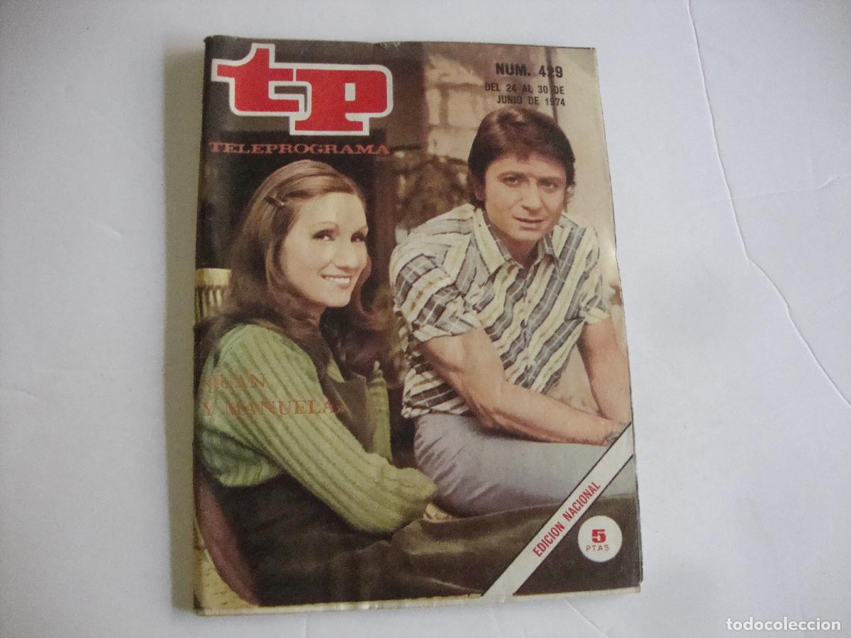 Coleccionismo de revista Teleprograma: REVISTA TELEPROGRAMA TP N&ordm; 429 JUAN Y MANUELA - Foto 1