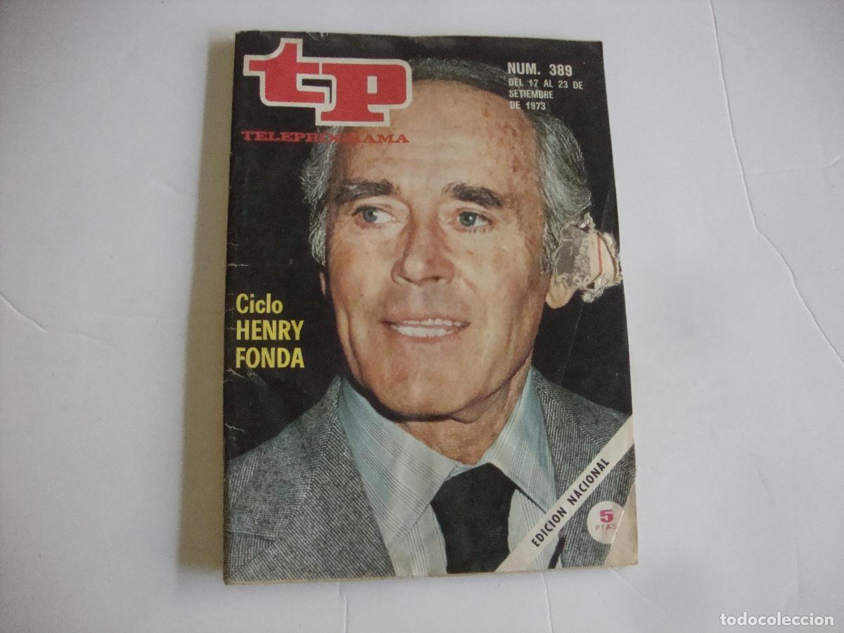 Coleccionismo de Revista Teleprograma: REVISTA TELEPROGRAMA TP N&ordm; 389 CICLO HENRY FONDA