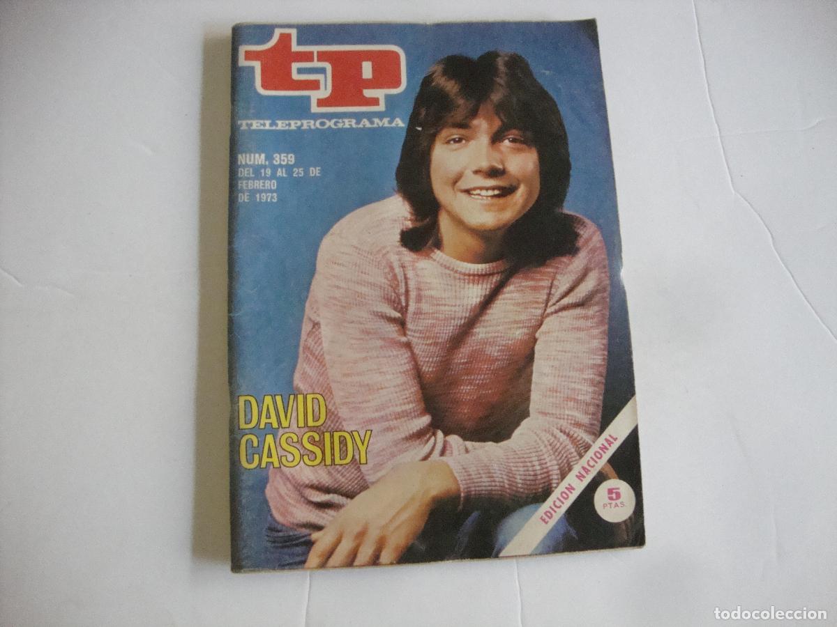 Coleccionismo de revista Teleprograma: REVISTA TELEPROGRAMA TP N&ordm; 359 DAVID CASSIDY - Foto 1