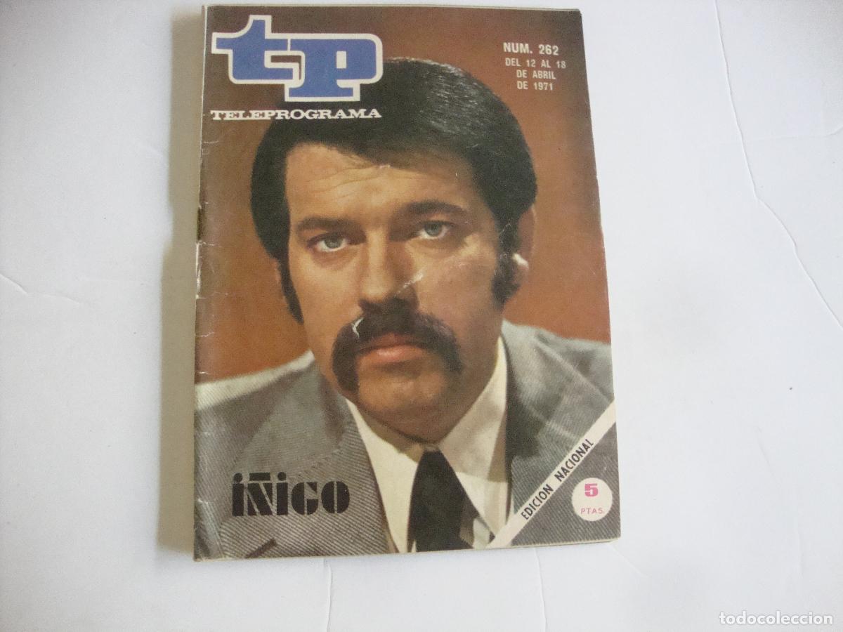 Coleccionismo de revista Teleprograma: REVISTA TELEPROGRAMA TP N&ordm; 262 I&Ntilde;IGO - Foto 1