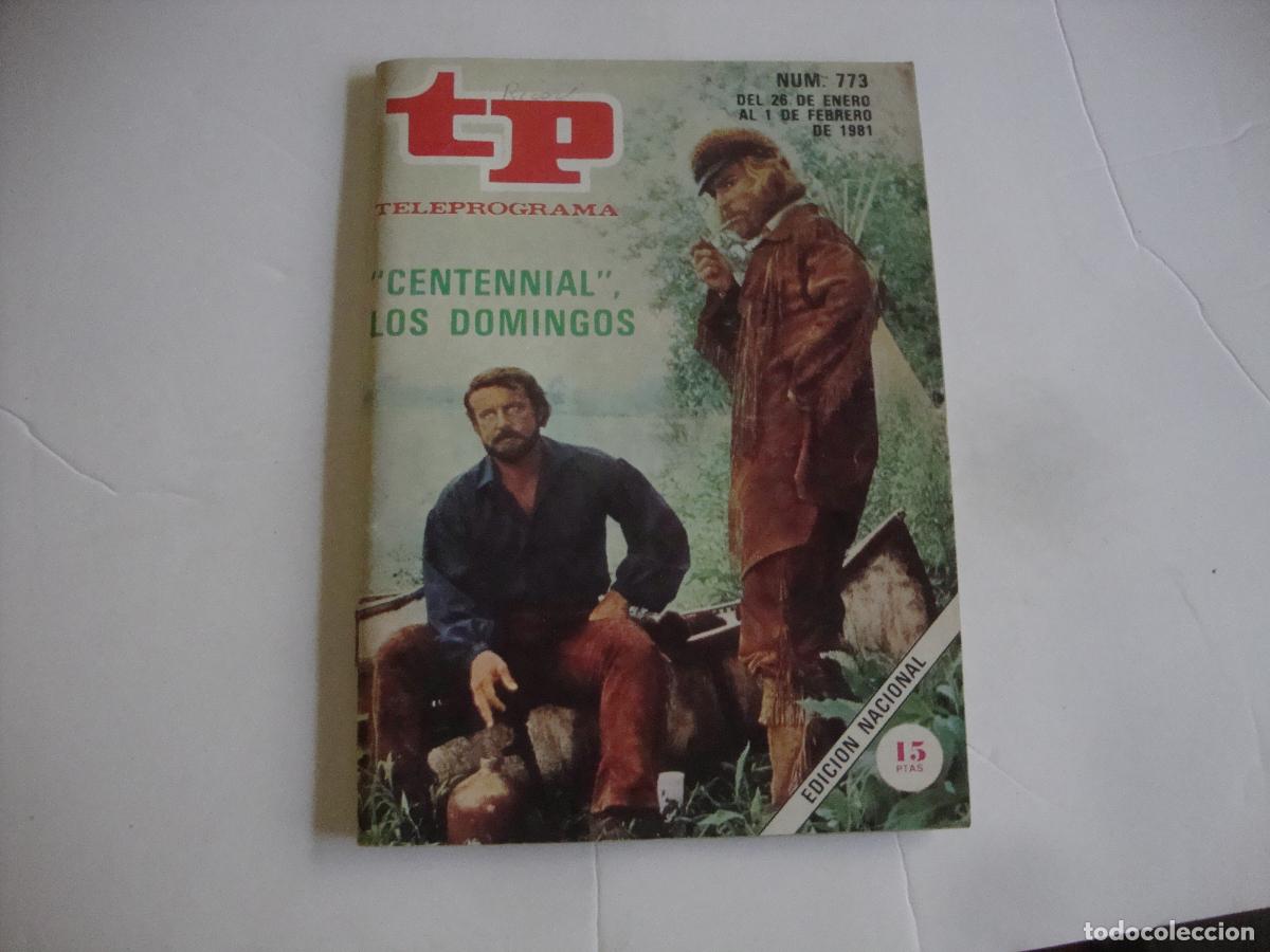 Coleccionismo de Revista Teleprograma: REVISTA TELEPROGRAMA TP N&ordm; 773 CENTENNIAL LOS DOMINGOS