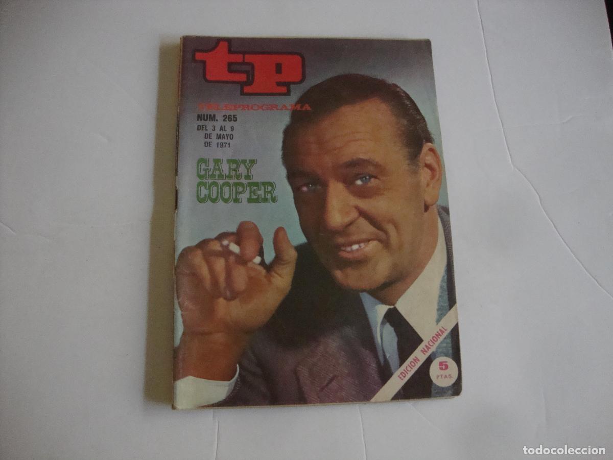 Coleccionismo de revista Teleprograma: REVISTA TELEPROGRAMA TP N&ordm; 265 GARY COOPER - Foto 1