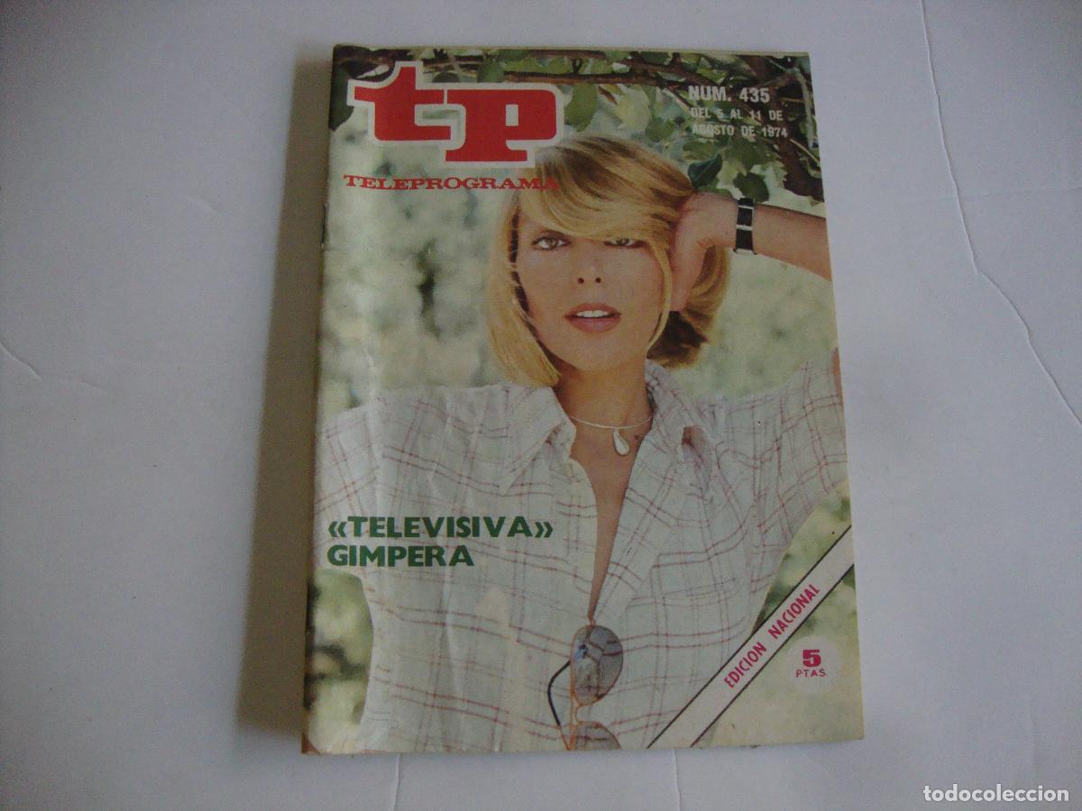 Coleccionismo de Revista Teleprograma: REVISTA TELEPROGRAMA TP N&ordm; 435 TELEVISIVA GIMPERA