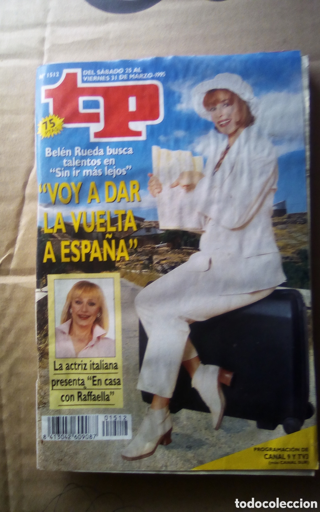 Coleccionismo de Revista Teleprograma: TP teleprograma. N 1512. Del 25 al 31 de marzo de 1995. Belen Rueda. Rafaela Carra.