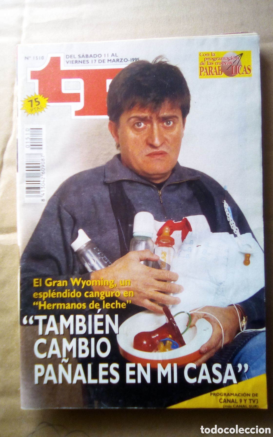 Coleccionismo de Revista Teleprograma: TP teleprograma. N 1510. Del 11 al 17 de marzo de 1995. El gran Wyoming.