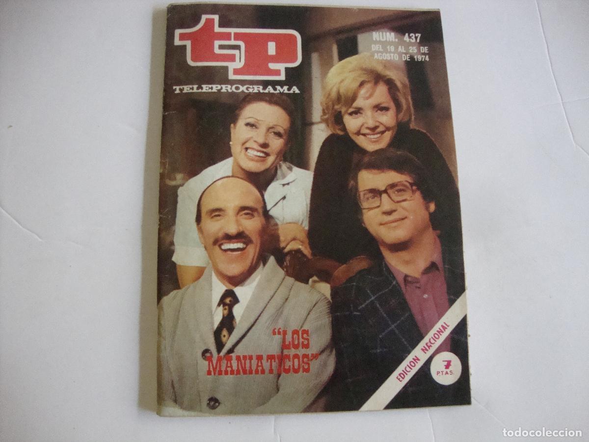 Coleccionismo de revista Teleprograma: REVISTA TELEPROGRAMA TP N&ordm; 437 LOS MANIATICOS - Foto 1