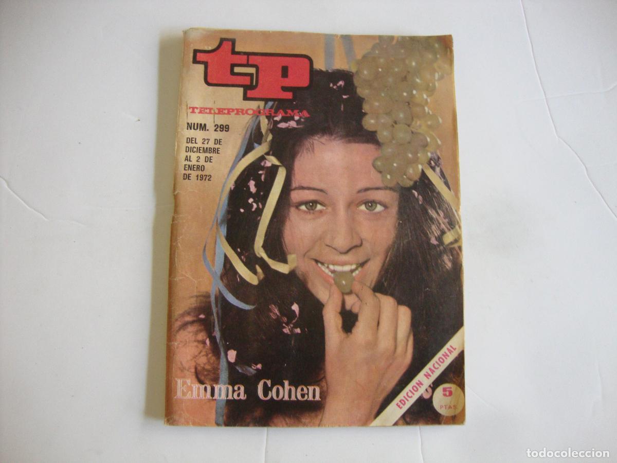 Collectionnisme de Magazine Teleprograma: REVISTA TELEPROGRAMA TP N&ordm; 299 EMMA COHEN