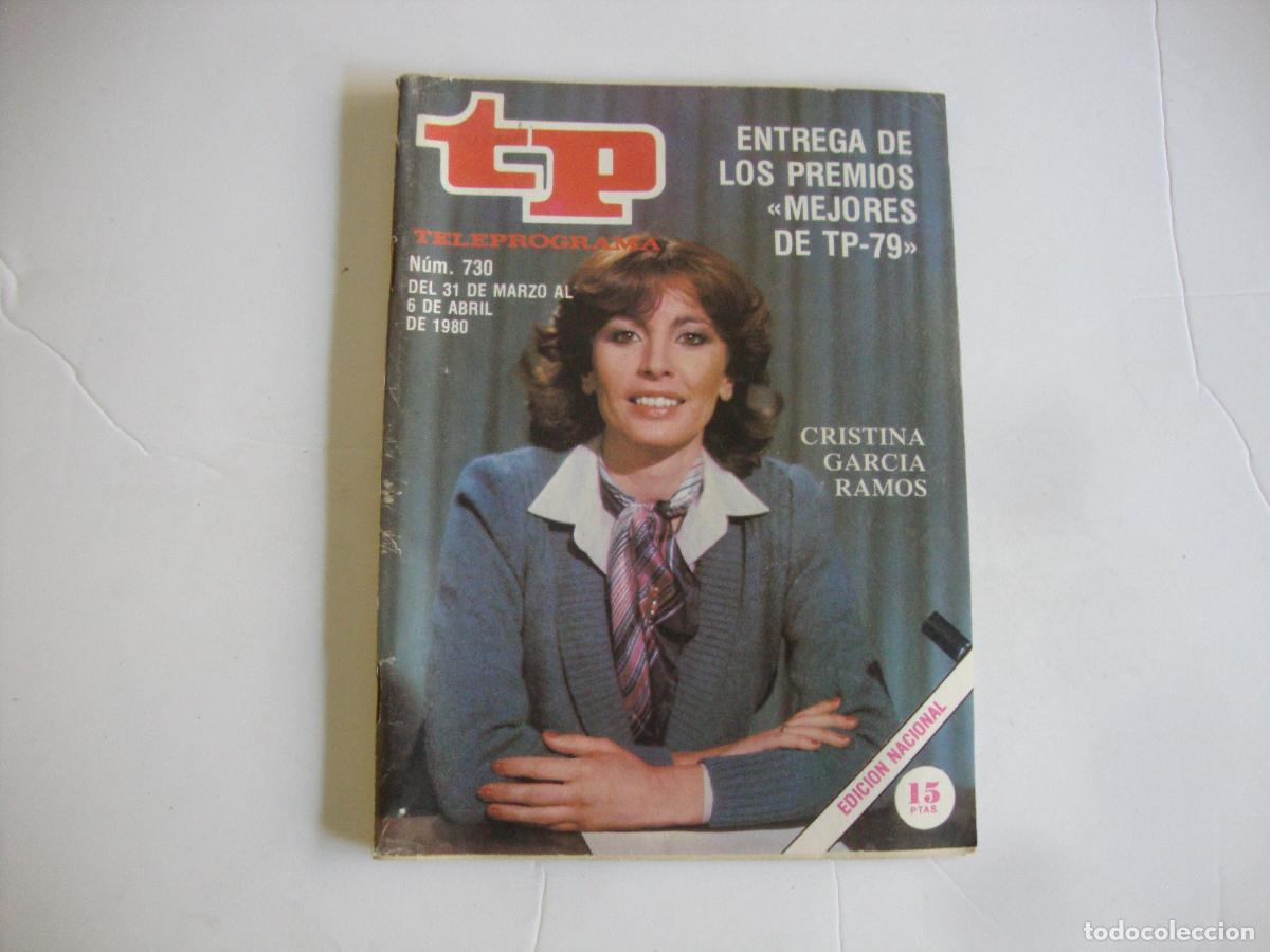 Collectionnisme de Magazine Teleprograma: REVISTA TELEPROGRAMA TP N&ordm; 730 CRISTINA GARCIA RAMOS