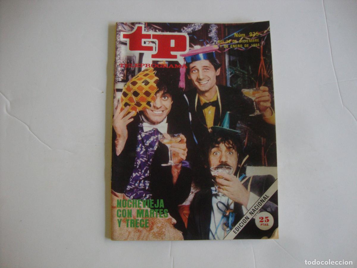 Collectionnisme de Magazine Teleprograma: REVISTA TELEPROGRAMA TP N&ordm; 935 NOCHE VIEJA CON MARTES Y TRECE