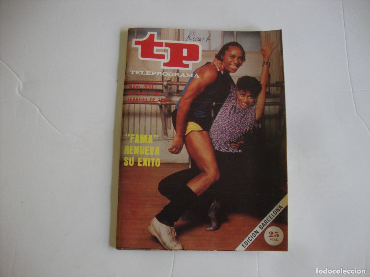 Coleccionismo de Revista Teleprograma: REVISTA TELEPROGRAMA TP N&ordm; 931 FAMA RENUEVA SU EXITO