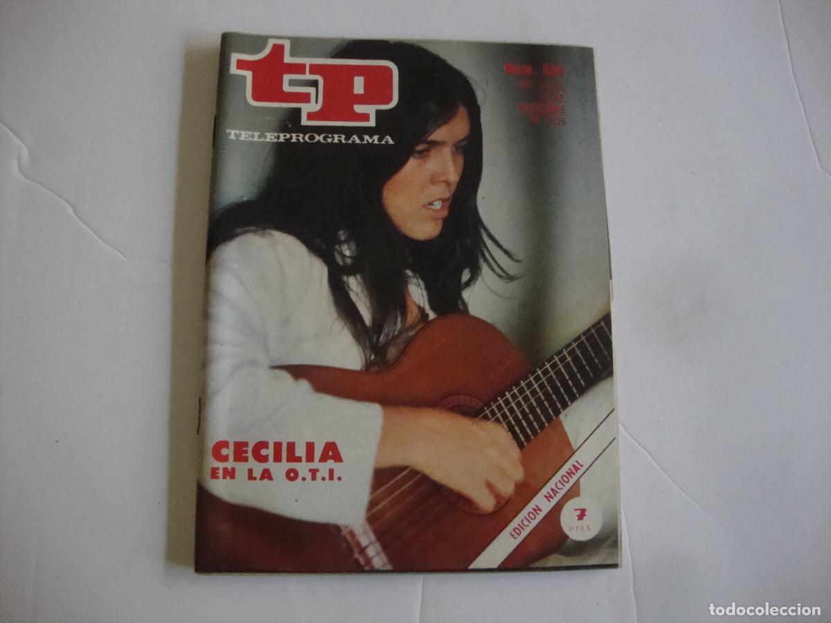 Coleccionismo de Revista Teleprograma: REVISTA TELEPROGRAMA TP N&ordm; 501 CECILIA EN LA OTI