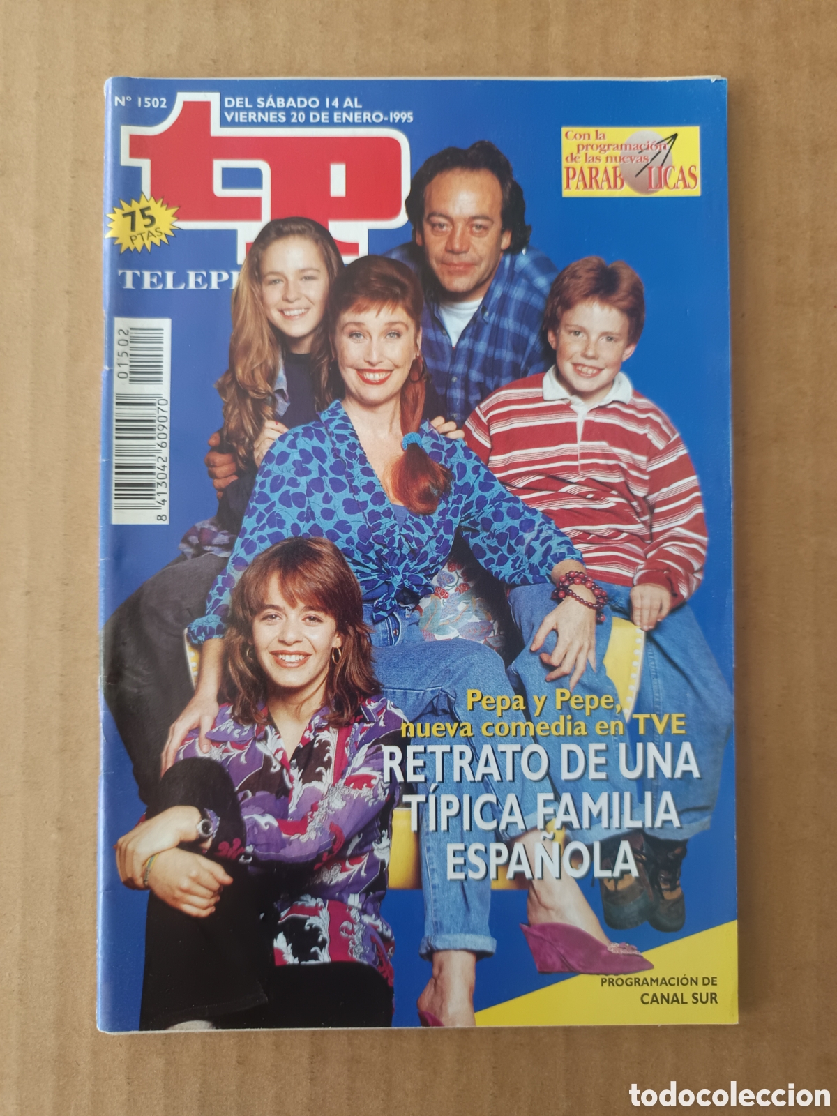 Coleccionismo de Revista Teleprograma: TP n&deg;1502 (Hachette, 1995). Teleprograma. Pepa y Pepe. 100 p&aacute;ginas a color.