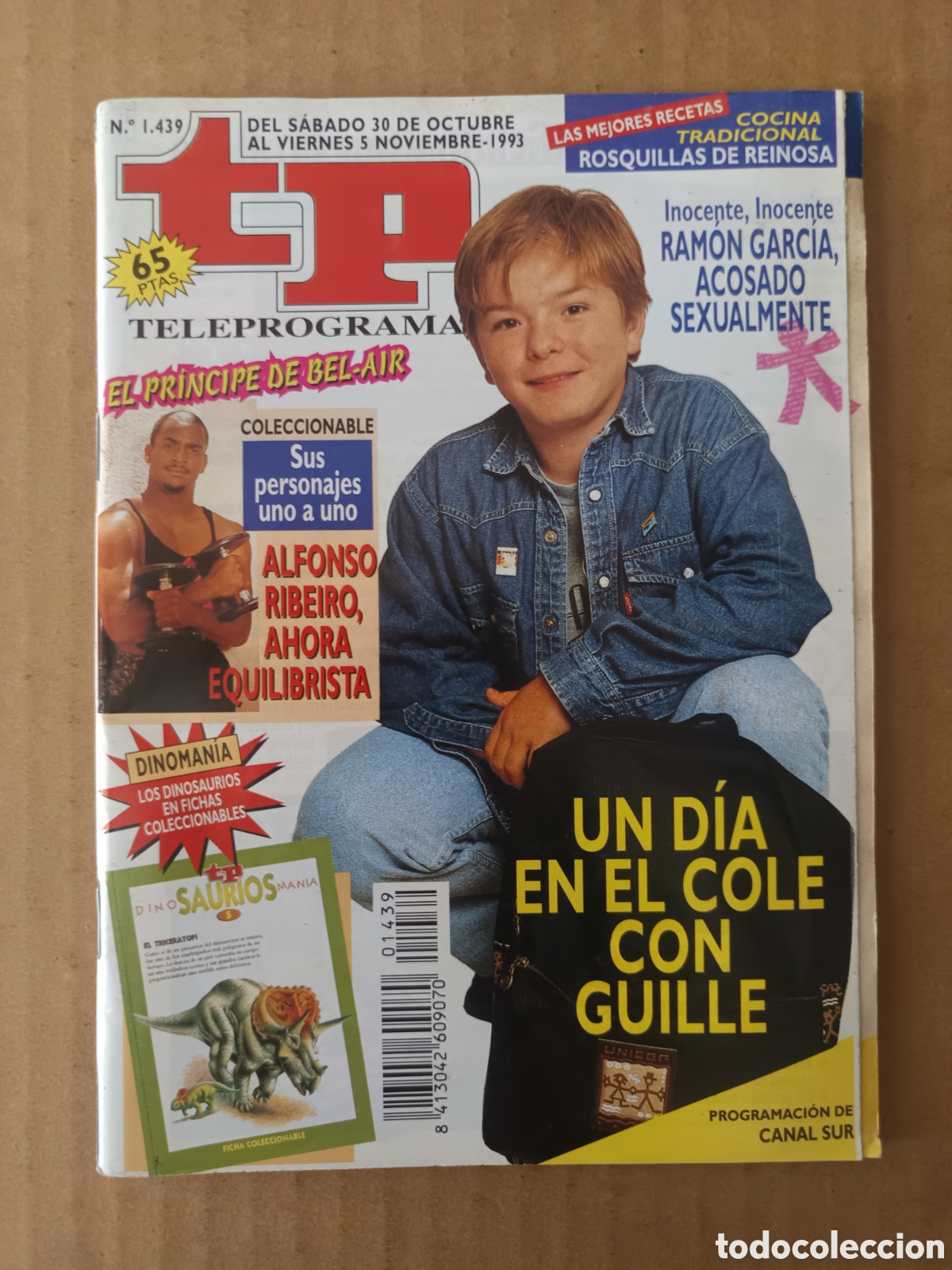 Coleccionismo de Revista Teleprograma: TP n&deg;1439 (Hachette, 1993). Teleprograma. Juli&aacute;n Gonz&aacute;lez (Farmacia de Guardia). 100 p&aacute;ginas a color