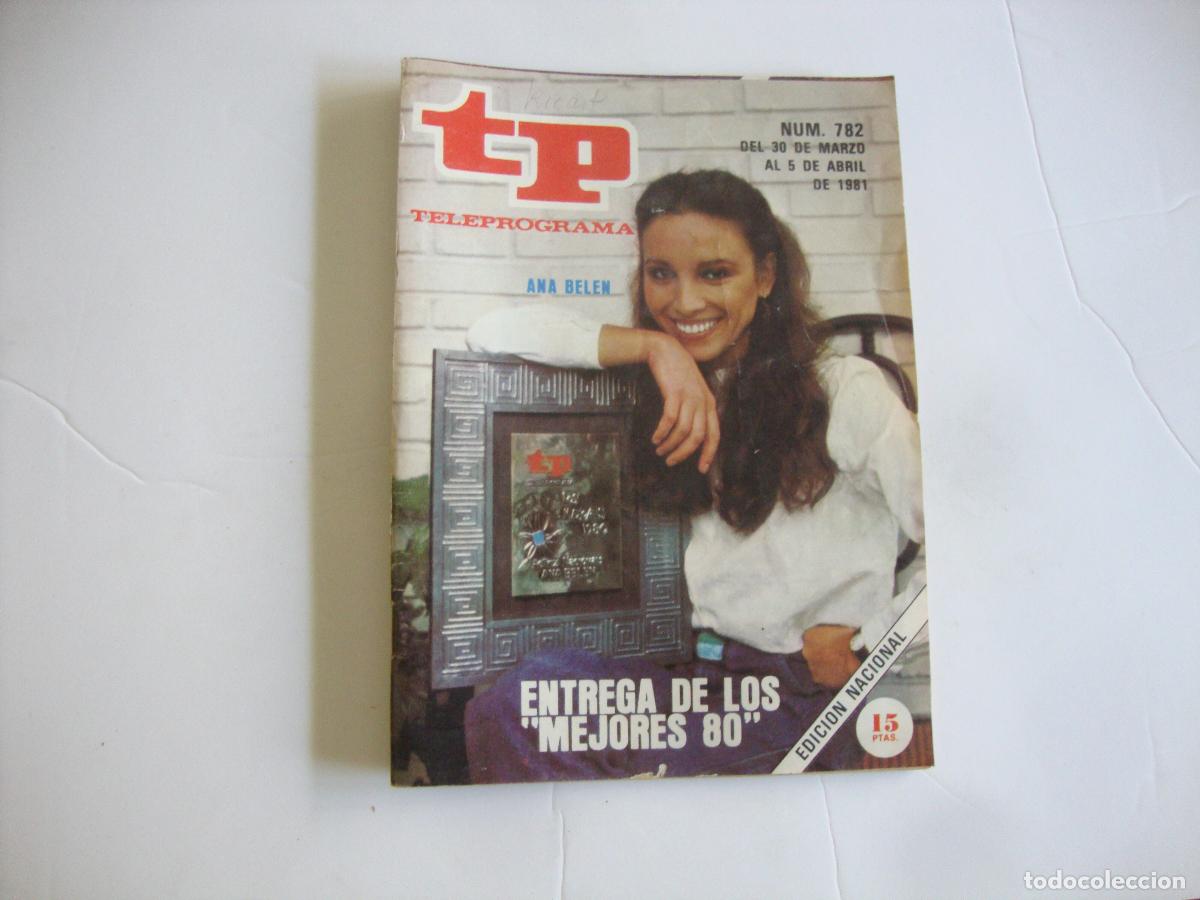 Colecionismo da Revista Teleprograma: REVISTA TELEPROGRAMA TP N&ordm; 782 ENTREGA DE LOS MEJORES 80