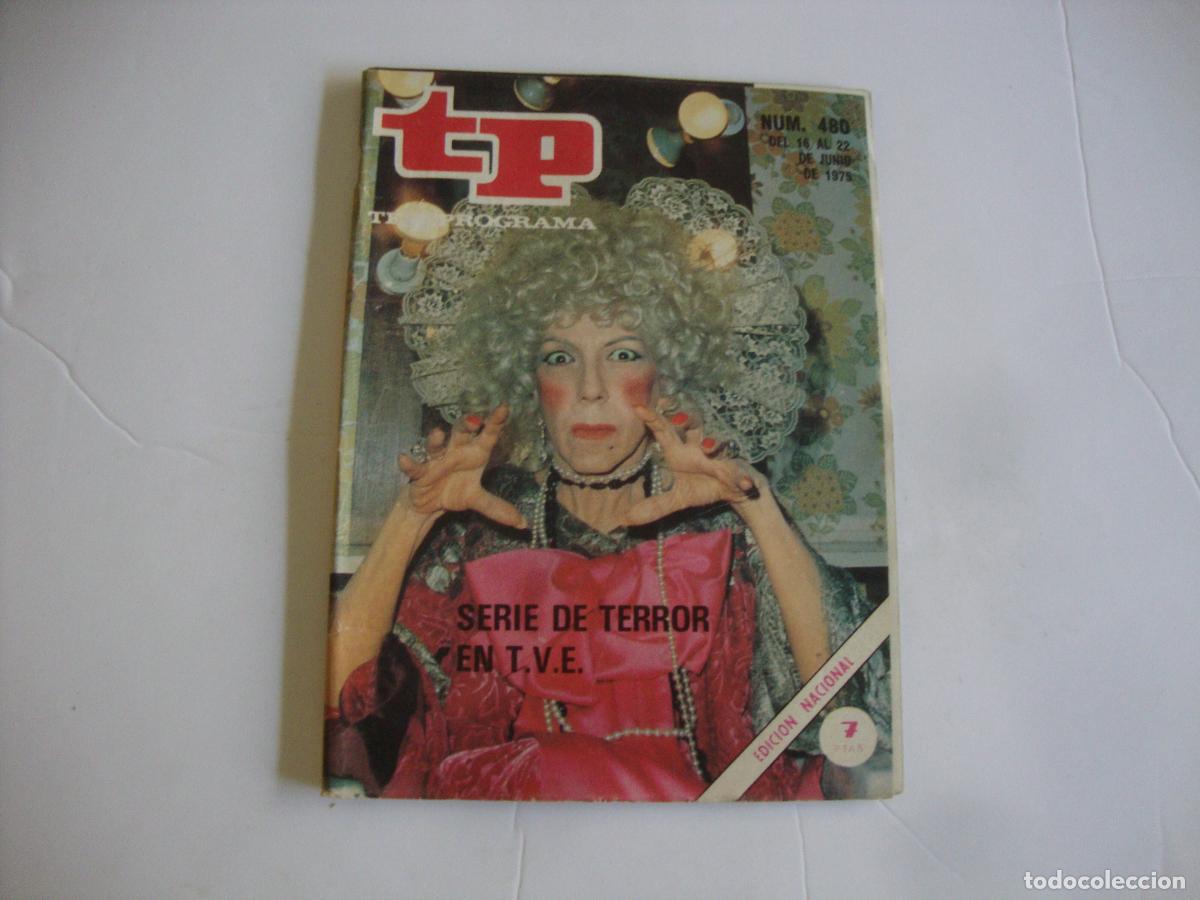 Colecionismo da Revista Teleprograma: REVISTA TELEPROGRAMA TP N&ordm; 480 SERIE DE TERROR EN TVE